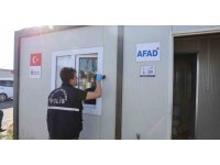 Konteyner kentte klima ve televizyon hırsızlığı