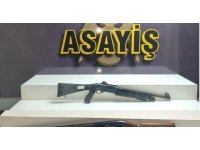 İskenderun’da silah ve fişek ele geçirildi