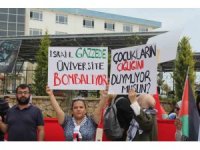 ALKÜ’de Filistin’e destek yürüyüşü