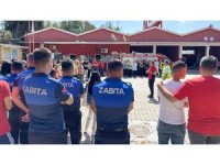 Tarsus Belediye personeli yangın tatbikatına katıldı
