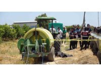 Traktör ile ilaç tankının arasındaki şafta kıyafetleri dolanan kız feci şekilde can verdi