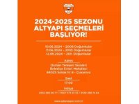 Adanaspor’da yeni sezonun altyapı seçmeleri başlıyor