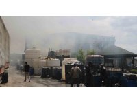 Zeytinyağı fabrikasında yangın