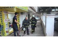 Mutfakta çıkan yangın maddi hasara neden oldu