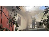 Isparta’da sobadan çıkan yangında ev kullanılamaz hale geldi