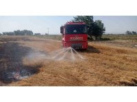 Antakya’da anız yangını söndürüldü