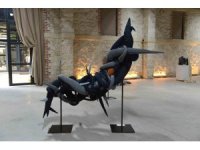 Atık tekstil malzemeleri sanata dönüştü