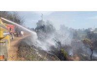 Fırtınadan dolayı uçan naylon yangına sebep oldu