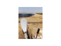 Kumlu’da anız yangını, itfaiye tarafından söndürüldü