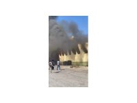 Kumluca Hali’nde korkutan yangın