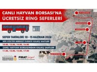 Canlı hayvan borsasına ücretsiz otobüs seferleri