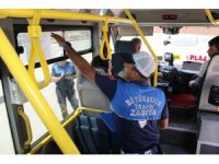 Kavurucu sıcakların etkili olduğu Hatay’da toplu taşıma araçlarında klima denetimi