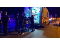 Kaza yapan motosikletli metrelerce sürüklenip yaralandı