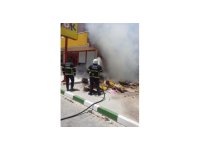 Kumlu’da çıkan çöp yangını söndürüldü