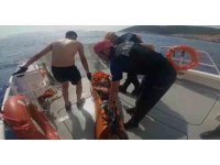 Kayalıklardan düşen şahıs ortak operasyon ile kurtarıldı