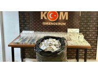İskenderun’da 1640 paket kaçak sigara ele geçirildi