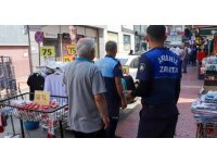 Mersin’de kaldırım işgali denetimi