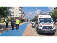 Aynı yöne giden motosikletler çarpıştı: 1 yaralı