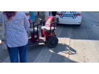 Motosiklet ile elektrikli motosiklet çarpıştı: 1 yaralı