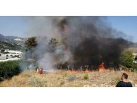 Adrasan’da çıkan yangın, büyümeden söndürüldü