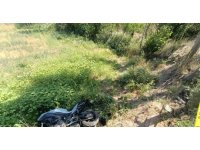 Isparta’da motosiklet şarampole yuvarlandı: 1 ölü