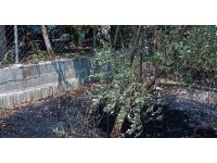 Defne’de bahçede çıkan yangın büyümeden söndürüldü