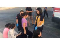 Otomobil ile kamyonet çarpıştı: 2 çocuk yaralandı