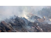 Mersin’de bahçe yangını, ormana sıçramadan söndürüldü