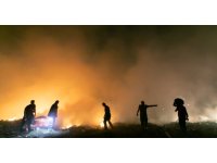 Mersin’de atık alanda yangın, müdahale sabaha kadar sürdü