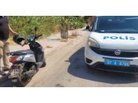 Kaza yapan motosikletin sürücüsü yaralandı