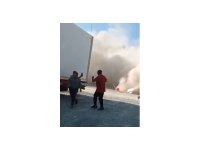 Yürekleri ağza getiren yıkım kamerada