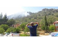 Mersin’de orman yangını, alevler evleri teğet geçti