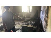 Yangına evde tek başına yakalandı, o anları anlatırken gözleri doldu, sesi kısıldı