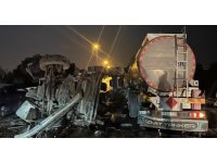 Mersin’de tırla tanker çarpıştı: 1 ölü, 1 yaralı