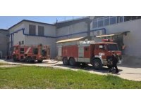 Kahramanmaraş’ta tekstil fabrikasındaki yangın büyümeden söndürüldü