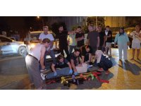 Motosikletin hafif ticari araçla çarpıştı: 2 yaralı