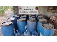Hatay’da 1550 Litre kaçak alkol ele geçirildi