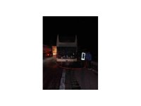 Tarsus’ta yolcu otobüsünde yangın