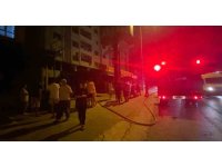 Serik’te korkutan yangın, apartman sakinleri sokağa döküldü