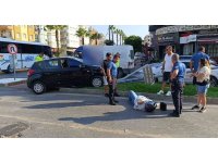 İhlali metrelerce havaya savurdu, kaskı ise hayatını kurtardı