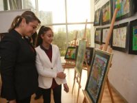 Çocuklar haklarını resme döktü