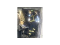 Park halindeki otobüste yangın çıktı