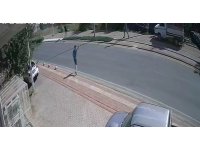 Babasının otomobiliyle gezmeye çıkan genç takla atan araçtan burnu kanamadan kurtuldu