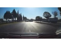 Kahramanmaraş’ta 6 kişinin yaralandığı kaza araç kamerasına yansıdı