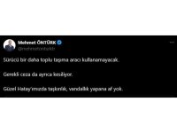 Trafikte korku dolu anlar yaşatan sürücü bir daha toplu taşıma aracı kullanamayacak