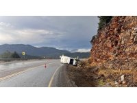 Akseki’de trafik kazası: 1 yaralı