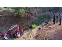 Antalya’da arazöz devrildi, 3 orman işçisi yaralandı