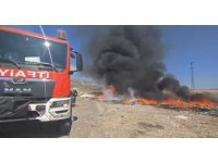 Kahramanmaraş’ta lastik yangını