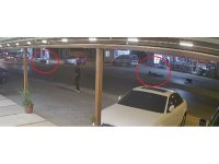 Motosikletlinin metrelerce uçtuğu anlar kamerada