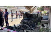 Otomobille çarpışan motosikletin sürücüsü öldü